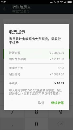 imtoken转账手续费_转账手续费是扣在哪一方_转账手续费怎么算