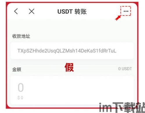 usdt转账请输入钱包正确地址,USDT转账，请务必输入正确的钱包地址(图4)