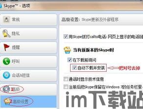 skype没有自动更新按钮,用户需手动更新体验升级(图1)